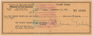 Lot #755 Clark Gable - Image 1