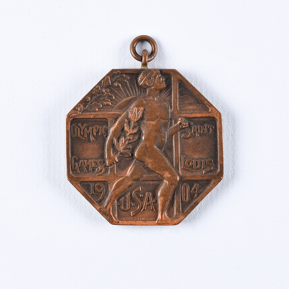 Lot #7011  St. Louis 1904 Olympics Official's Participation Medal/Badge