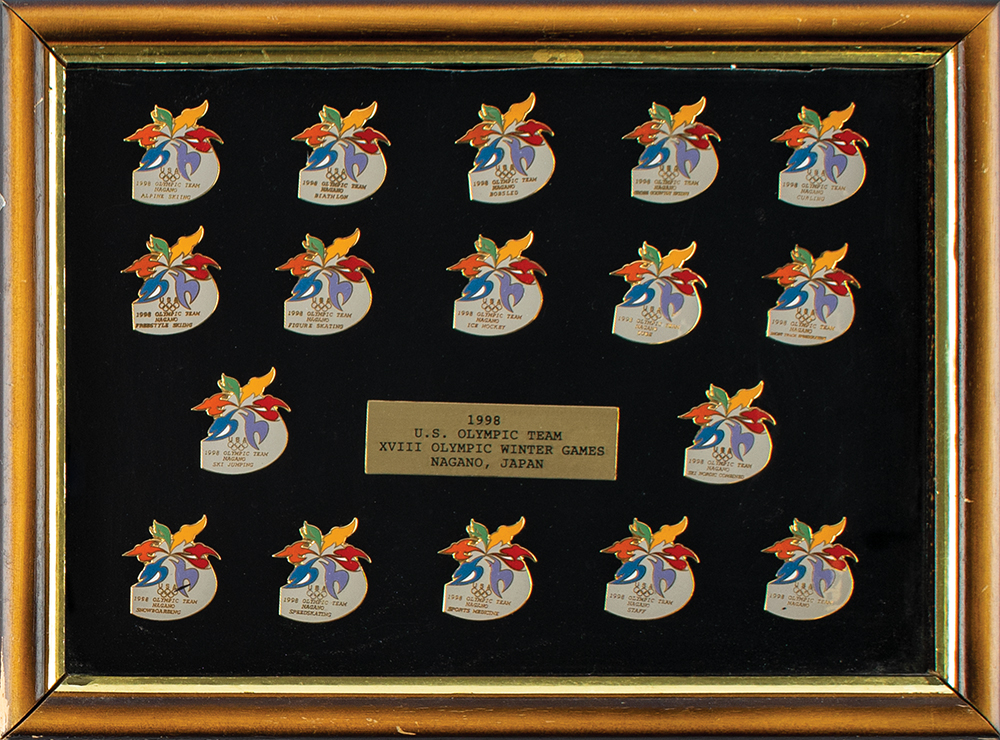 Lot #7159  Nagano 1998 Winter Olympics Pin Collection