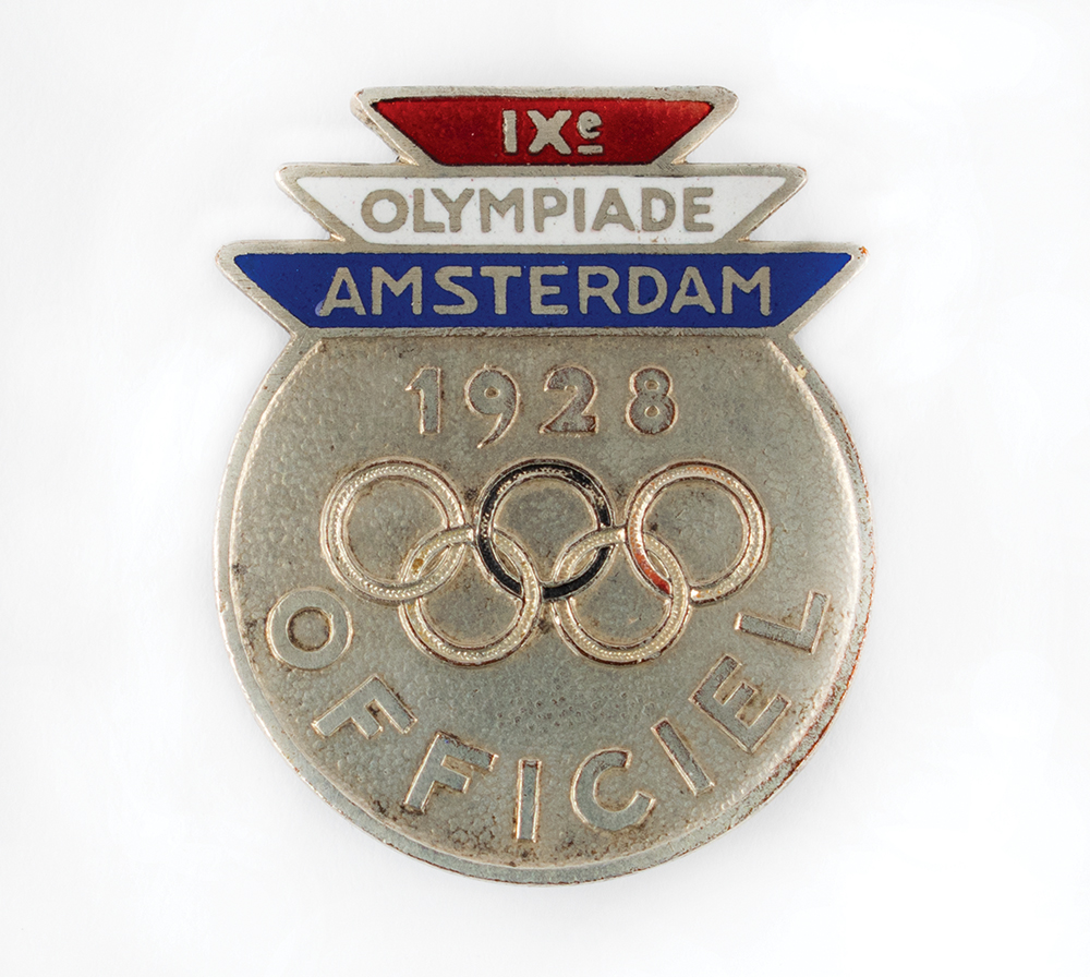 Lot #7033  Amsterdam 1928 Summer Olympics Official Badge