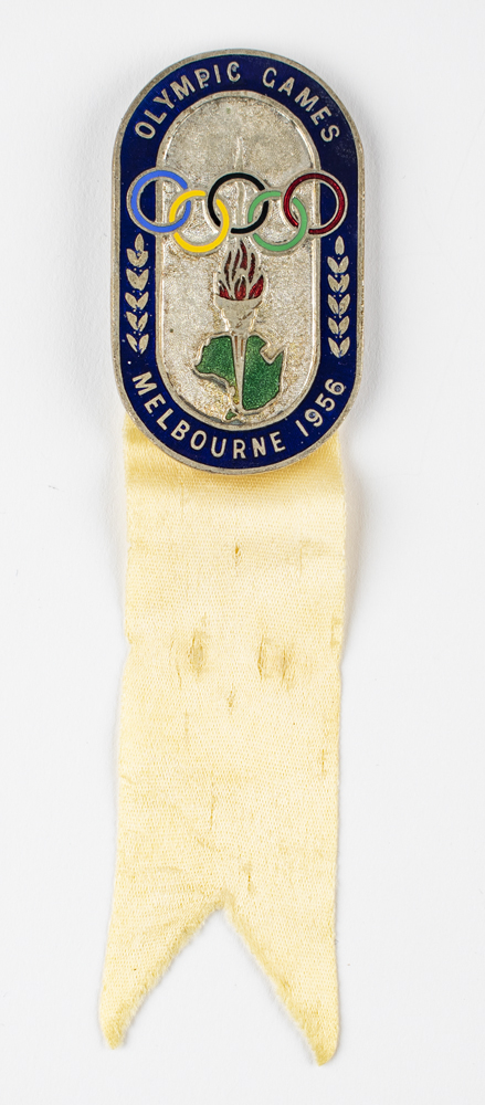 Lot #7063  Melbourne 1956 Summer Olympics Participation Badge