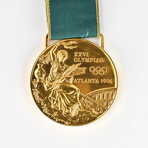Lot #3127  Presentation version of 1996 Atlanta Gold Winner’s Medal - Image 4