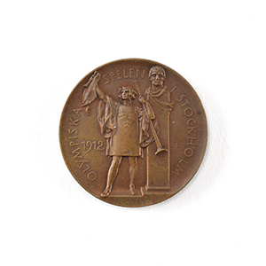 Lot #7017  Stockholm 1912 Olympics Bronze Winner's Medal - Image 2
