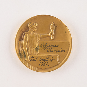Lot #7044 Jesse Owens's Del Craft 1961 Medal