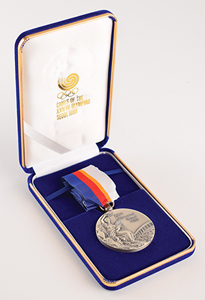 Lot #7132  Seoul 1988 Summer Olympics Silver Winner's Medal - Image 5