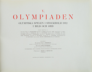 Lot #7019  Stockholm 1912 Olympics Illustrated Report - Image 2