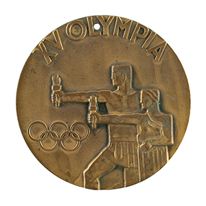 Lot #7053  Helsinki 1952 Summer Olympics Bronze Participation Medal - Image 2