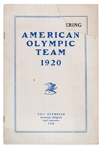 Lot #7025 Tug Wilson's Antwerp 1920 Olympics Collection - Image 7
