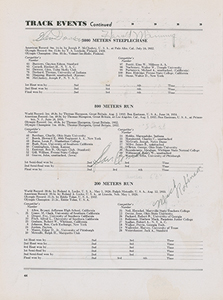 Lot #7203  Berlin 1936 Summer Olympics USA Track and Field Trials Program - Image 3