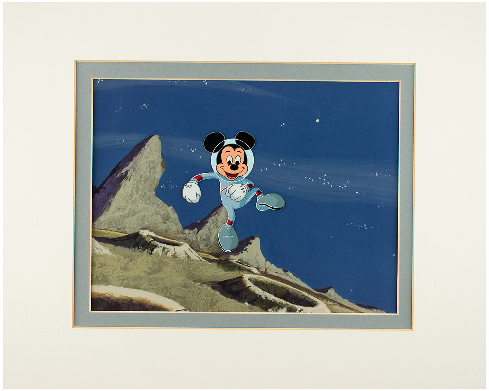 Stay Tuned Roy as a Cartoon Mouse Production Cel Setup Signed by, Lot  #19887