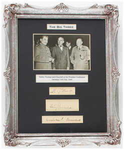 Lot #30  Truman, Churchill, and Stalin