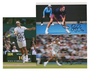 Lot #492 Roger Federer