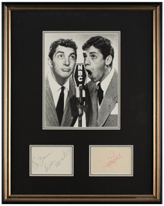 Lot #463 Dean Martin and Jerry Lewis