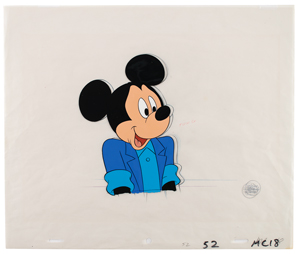 Lot #610 Mickey Mouse production cel and drawing from Mickey's 60th Birthday - Image 2