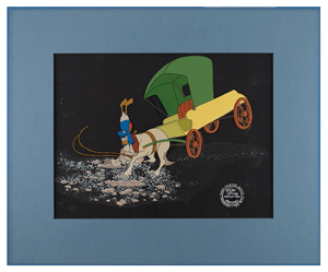 Lot #608 Donald Duck and horse production cels from Mickey's Christmas Carol - Image 2