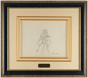 Lot #543 Marc Davis production drawing of Briar Rose from Sleeping Beauty - Image 2