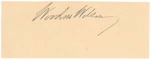 Lot #8133 Woodrow Wilson