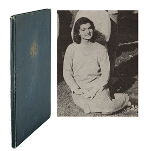 Lot #8204 Jacqueline Kennedy 1945 Miss Porter's School Yearbook