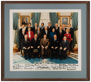Lot #8254 Ronald Reagan and Cabinet - Image 2