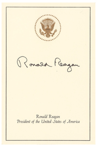 Lot #8245 Ronald Reagan