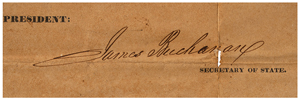 Lot #8048 James K. Polk and James Buchanan - Image 3