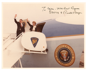 Lot #8250 Ronald and Nancy Reagan