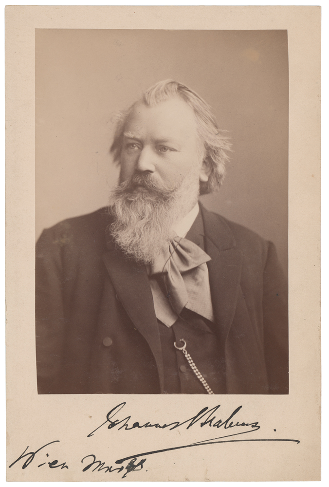Lot #600 Johannes Brahms