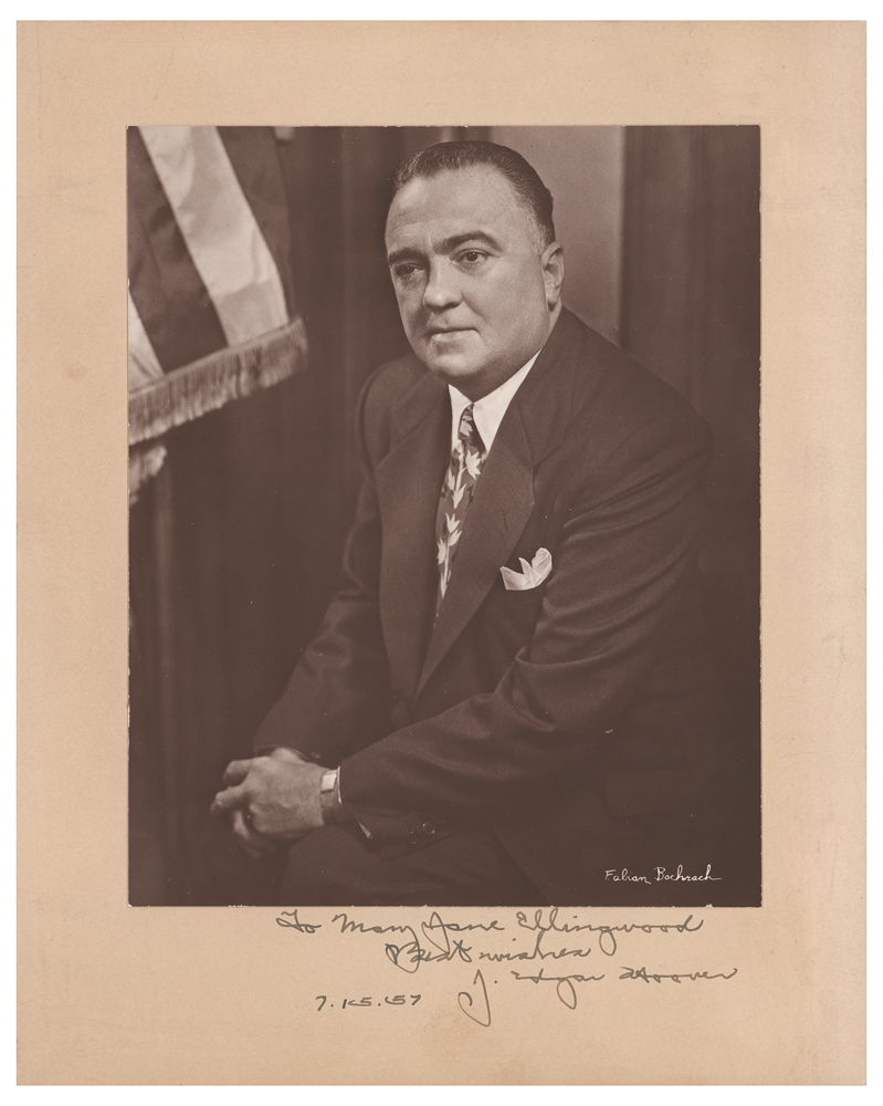 Lot #240 J. Edgar Hoover