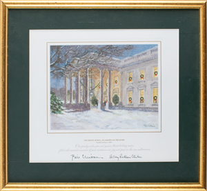Lot #139  Presidential Christmas Card Prints - Image 11