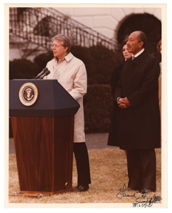 Lot #71 Jimmy Carter and Anwar Sadat - Image 2