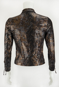 Lot #696  Prince's Personally-Worn Jam of the Year World Tour Snakeskin Shirt - Image 2