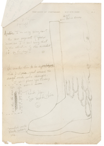 Lot #694  Prince's Custom-Made 'New Power Generation' Boots with Designs and Correspondence - Image 14