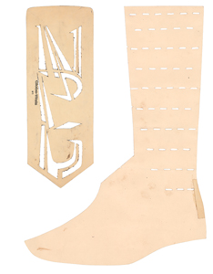 Lot #694  Prince's Custom-Made 'New Power Generation' Boots with Designs and Correspondence - Image 8