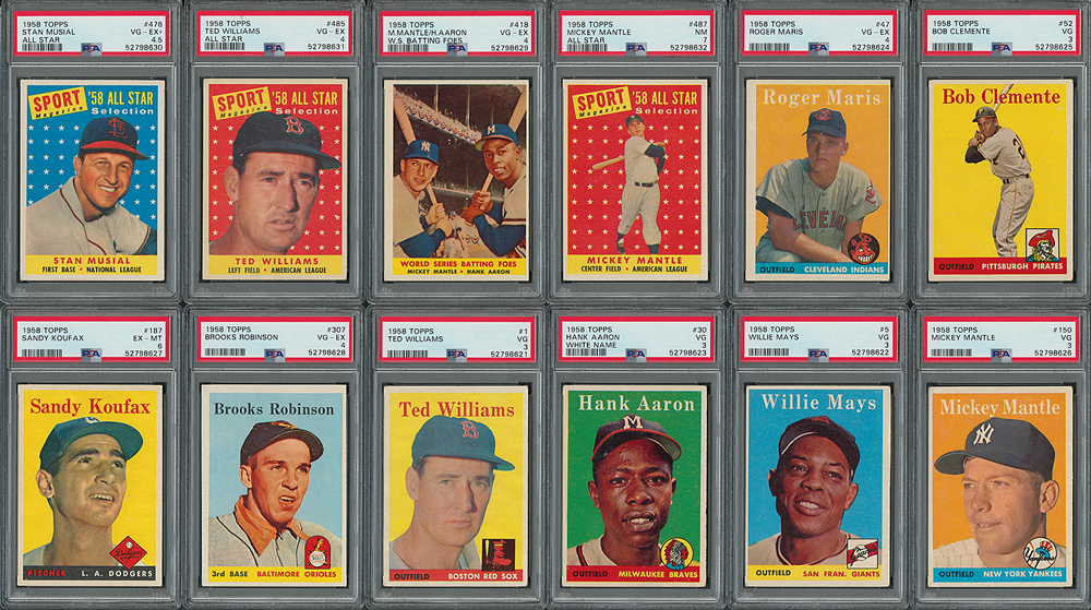 1958 TOPPS BASEBALL CARDS 7-495 PICK CARDS YOU WANT - Simpson