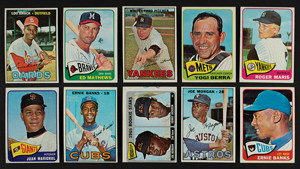 Lot #9076  1960s Topps Baseball Shoebox Lot of