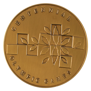 Lot #9213  Atlanta 1996 Summer Olympics Participation Medal - Image 2
