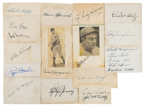 Lot #9128  Baseball Signatures