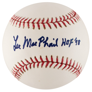 Lot #9284  NY Yankees: MacPhail and Wolff - Image 1