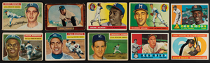 Lot #9068  1939-1960 Play Ball, Bowman, Topps Baseball Shoebox Lot of (575) Cards
