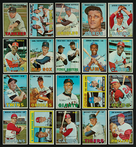 Lot #9096  1967 Topps Baseball Complete Set (609) - Mid Grade Complete Set - Image 2