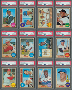 Lot #9097  1968 Topps Baseball Complete Set (598)