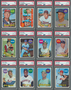 Lot #9100  1969 Topps Baseball Complete Set (664)