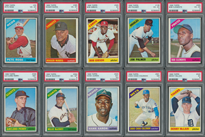 Lot #9094  1966 Topps Baseball Near Complete Set (570/598)
