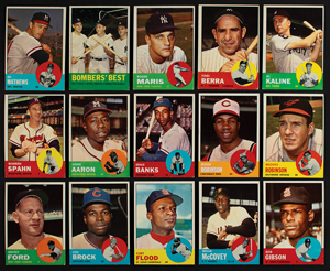 Lot #9085  1963 Topps Baseball Near Complete Set (575/576) - Image 2