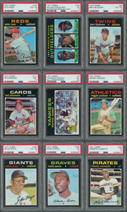 Lot #9104  1971 Topps Baseball Complete Set (752)