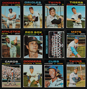 Lot #9104  1971 Topps Baseball Complete Set (752) - Image 2