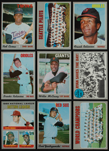 Lot #9101  1970 Topps Baseball Complete Set (720) - Image 2