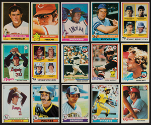 Lot #9116  1976-1979 Topps Baseball Complete and Partial Sets (2,500+ Cards)