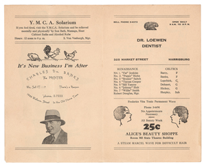Lot #9300  1933 Basketball Exhibition Program Original Celtics vs New York Renaissance - Image 2