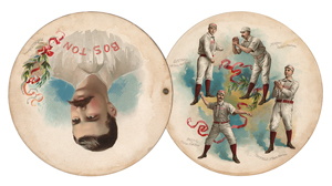 Lot #9010  1889 A35 Goodwin (Round) Album with (7) Leaves Including Anson, Kelly, Ward, and Comiskey - Image 5
